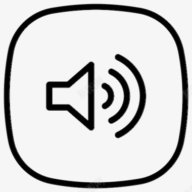音量增加扬声器图标图标