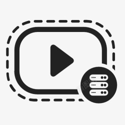 视频预处理服务器视频数据图库信息图标高清图片
