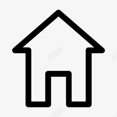 房屋应用程序图标房屋移动图标