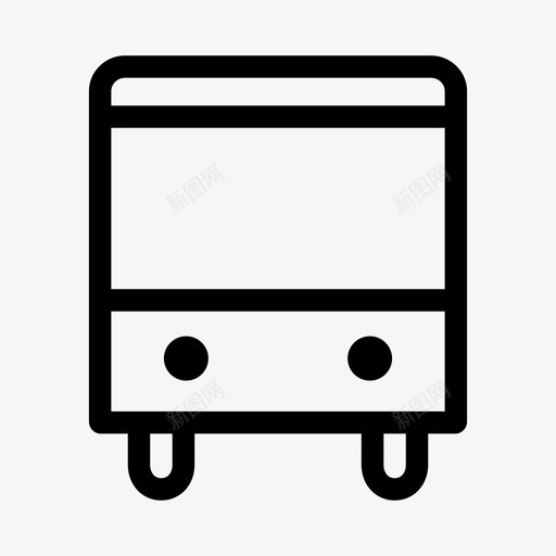 巴士交通工具旅行图标svg_新图网 https://ixintu.com 交通工具 公共交通工具 巴士 旅行 最低限度概述 车辆