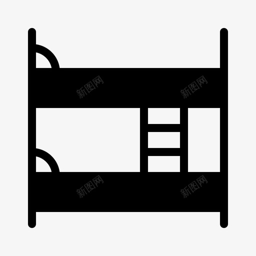 住宿和早餐城市位置图标svg_新图网 https://ixintu.com 位置 住宿和早餐 地图 城市 城镇