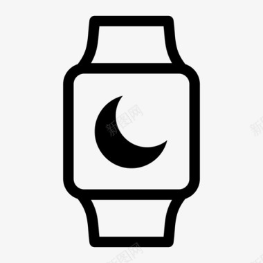 睡眠模式苹果手表请勿打扰图标图标