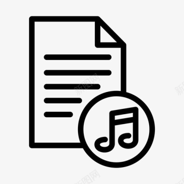 音频文件音频列表音乐列表图标图标