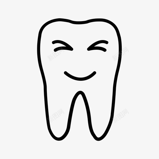 牙齿健康口腔图标svg_新图网 https://ixintu.com 健康 口腔 牙齿