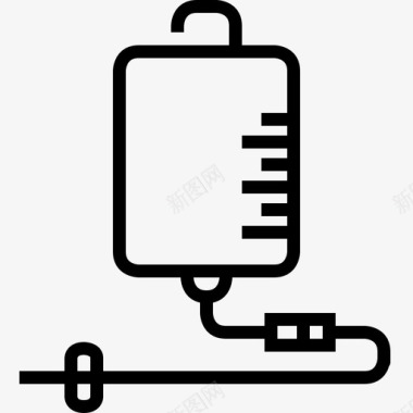 输液血液急诊图标图标