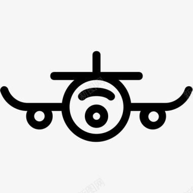 飞机航班客机图标图标