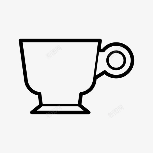 咖啡饮料热饮图标svg_新图网 https://ixintu.com 咖啡 热饮 茶 茶和咖啡 饮料