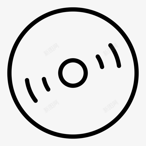 光盘cddvd图标svg_新图网 https://ixintu.com cd dvd 光盘 声音音乐大纲 电影 音乐