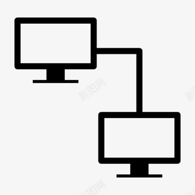 局域网连接互联网图标图标