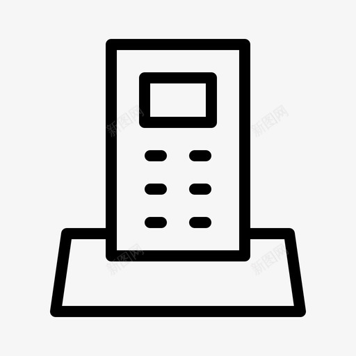 无线电话消费电子设备图标svg_新图网 https://ixintu.com 无线电话 消费电子 电子设备 硬件 设备