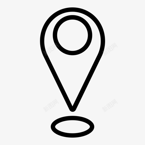 地图销方向gps图标svg_新图网 https://ixintu.com gps 位置 地图标记 地图销 地图销方向地图标记 方向