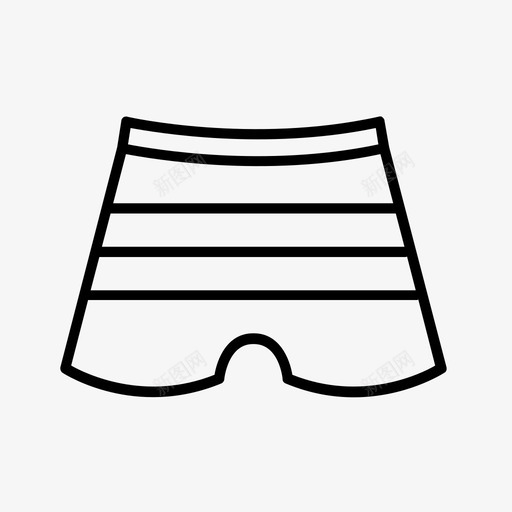 拳击手拳击短裤裤子图标svg_新图网 https://ixintu.com 内裤 拳击手 拳击短裤 裤子