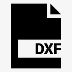 DXF格式dxf文件图纸交换格式图标高清图片