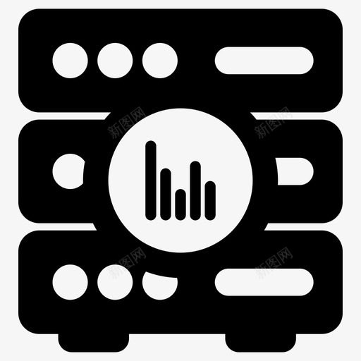 审计数据数据分析服务器图标svg_新图网 https://ixintu.com 审计数据 数据分析 数据增长 服务器