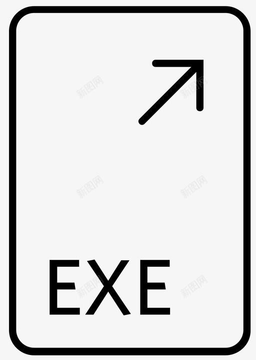 exe文件程序图标svg_新图网 https://ixintu.com exe 文件 文件类型 程序 类型 运行