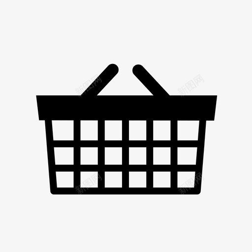 购物篮便宜货杂货图标svg_新图网 https://ixintu.com 便宜货 市场 杂货 网上商店 购物篮