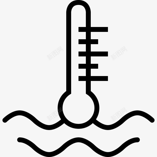 发动机温度汽车温度计图标svg_新图网 https://ixintu.com 发动机温度 水 汽车 汽车零件 温度计
