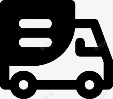 送货卡车运输smashicons送货mdsolid图标图标