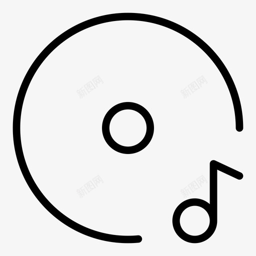 音频光盘cd磁盘图标svg_新图网 https://ixintu.com cd 声音 声音音乐大纲 磁盘 音乐 音频光盘