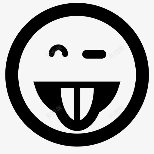 小丑表情符号情感图标svg_新图网 https://ixintu.com 小丑 情感 情感图标 笑话 表情符号