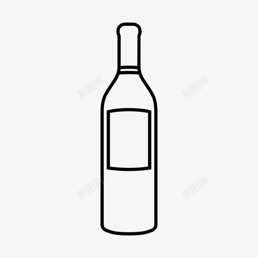 酒瓶酒喝酒图标svg_新图网 https://ixintu.com 喝酒 酒 酒瓶