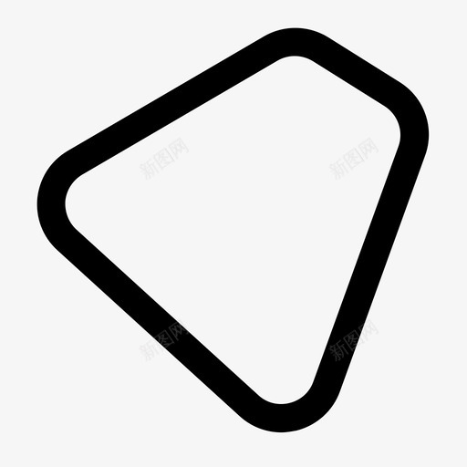 四边形抽象图形图标svg_新图网 https://ixintu.com 几何 四边形 图形 形式 抽象