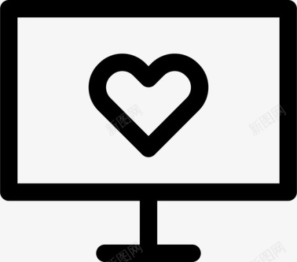 爱情屏幕设备信息图标图标