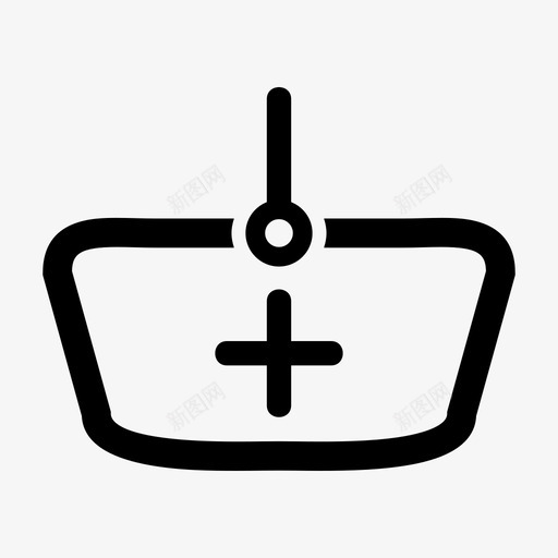添加产品购买电子商务图标svg_新图网 https://ixintu.com 商店 市场 添加产品 电子商务 购买 购物篮