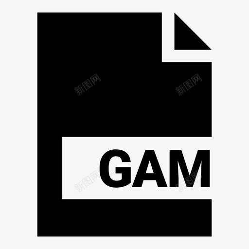 gamdocumentextension图标svg_新图网 https://ixintu.com document extension file gam savedgam 最流行的文件扩展名solid