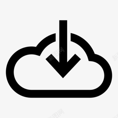云数据服务器图标图标