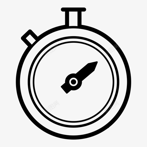 秒表时钟计时器图标svg_新图网 https://ixintu.com 时钟 秒表 计时 计时器