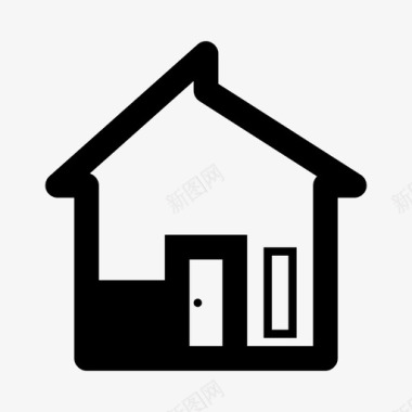 房子汽车贷款家庭按钮图标图标