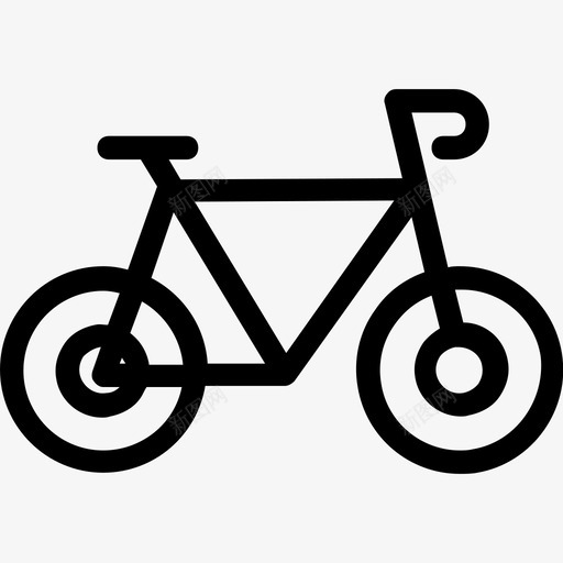 自行车骑行交通图标svg_新图网 https://ixintu.com 交通 交通线图标 自行车 骑行