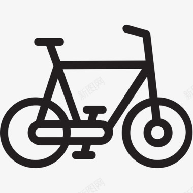 自行车骑自行车运动偶像图标图标