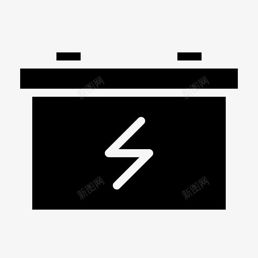 电池蓄电池汽车图标svg_新图网 https://ixintu.com 充电 摩托车 摩托车标志 汽车 电池 蓄电池