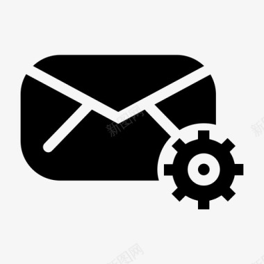 电子邮件设置张贴电子邮件图标图标