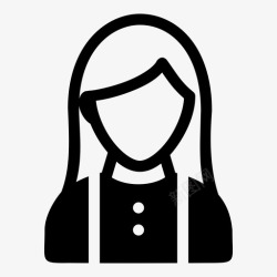女企业家女商人化身美女图标高清图片