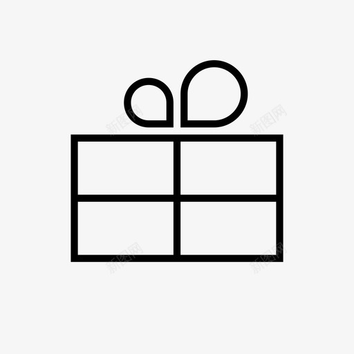 礼品盒子圣诞节图标svg_新图网 https://ixintu.com 丝带 个人版 圣诞节 惊喜 盒子 礼品 礼物