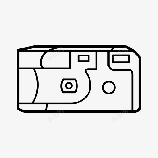 一次性相机35mm儿童图标svg_新图网 https://ixintu.com 35mm 一次性相机 儿童 怀旧 模拟摄影 玩具相机 纪念品