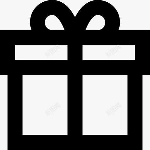 礼品礼品盒礼物图标svg_新图网 https://ixintu.com 包装好的礼物 礼品 礼品盒 礼物 系列必备品图标