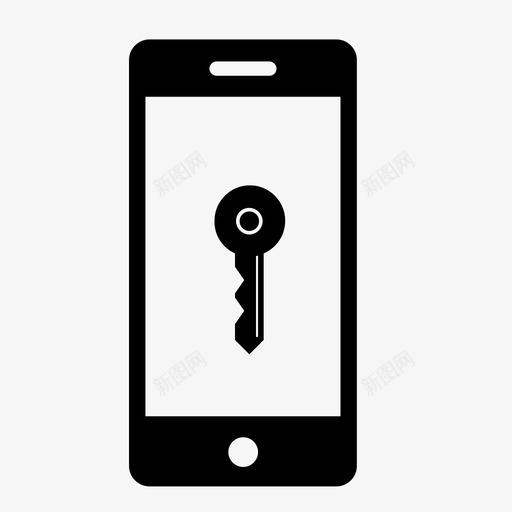 手机锁应用程序密码图标svg_新图网 https://ixintu.com pin 密码 应用程序 手机密码 手机锁