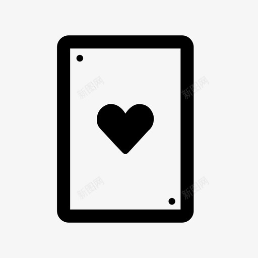 红心纸牌赌场图标svg_新图网 https://ixintu.com 扑克 扑克游戏 红心 纸牌 赌场