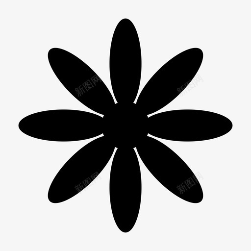 花植物花和树图标svg_新图网 https://ixintu.com 植物 花 花和树