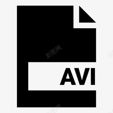 avi音视频交错文档图标图标