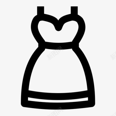 衣服花哨少女气图标图标