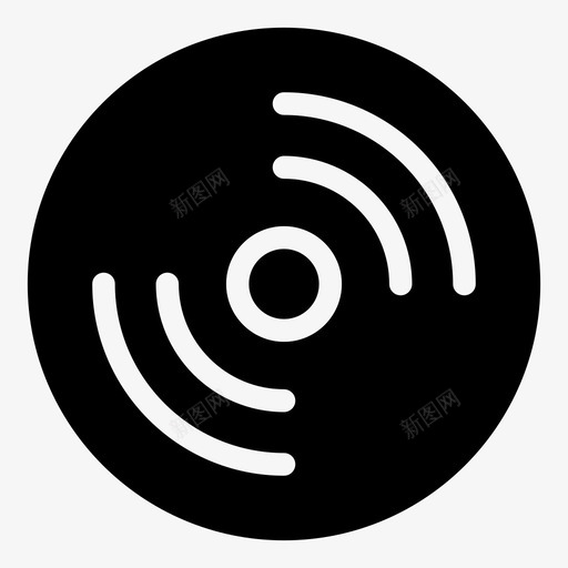 cd音乐派对图标svg_新图网 https://ixintu.com cd 乙烯基 派对 音乐 音响
