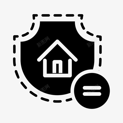 家庭保险平等安全图标svg_新图网 https://ixintu.com 安全 家庭保险平等