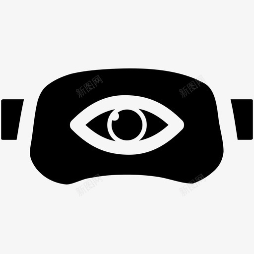 虚拟现实三维眼镜图标svg_新图网 https://ixintu.com 三维 眼镜 虚拟现实 虚拟眼镜