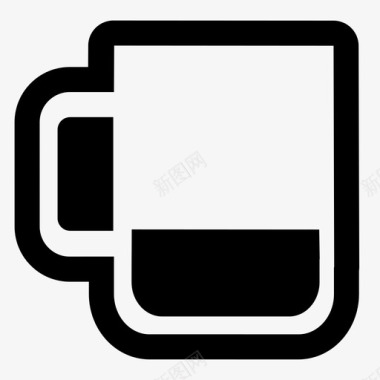 杯子啤酒咖啡图标图标