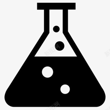 烧瓶化学基本烧瓶图标图标